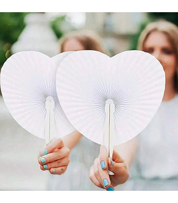 Abanico forma de corazón