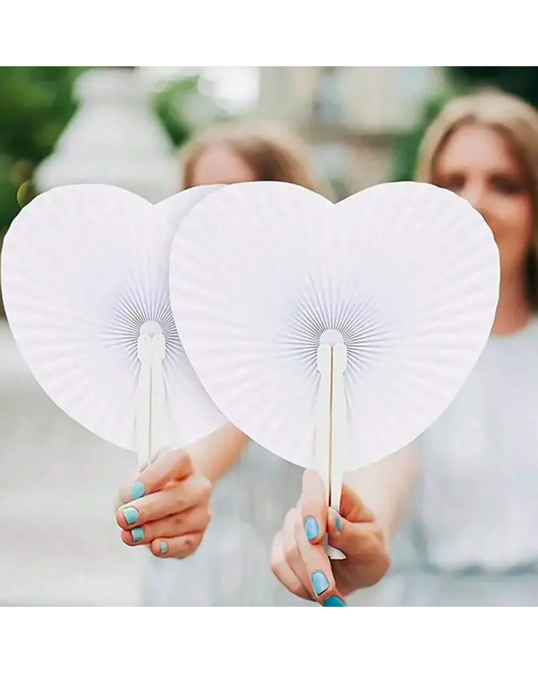Abanico forma de corazón