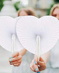 Abanico forma de corazón