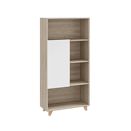 Estante 1 Puerta 1003 Aurora Blanco/Beige
