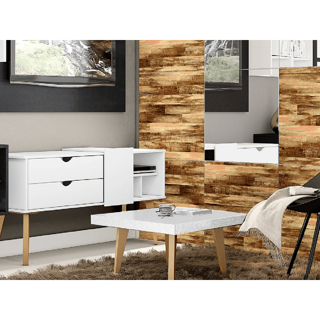 Mesa de centro Nordic 600 FK510 Blanco