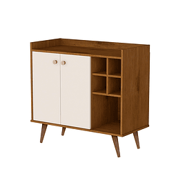 Arrimo Bar 2 Puertas Caramelo Perla 