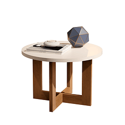 Mesa De Centro Redonda Be Perla