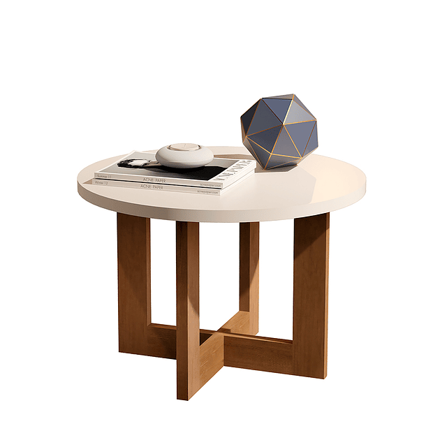 Mesa De Centro Redonda Be Perla