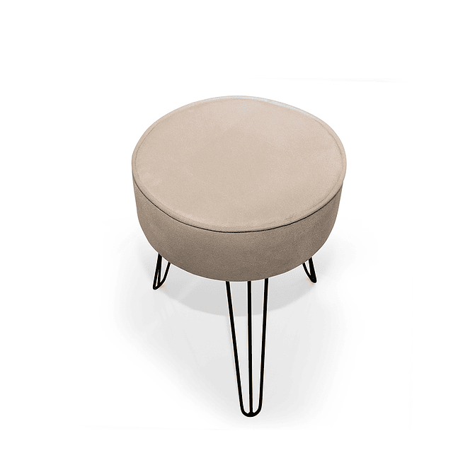 Puff Eco Cuero Be Beige