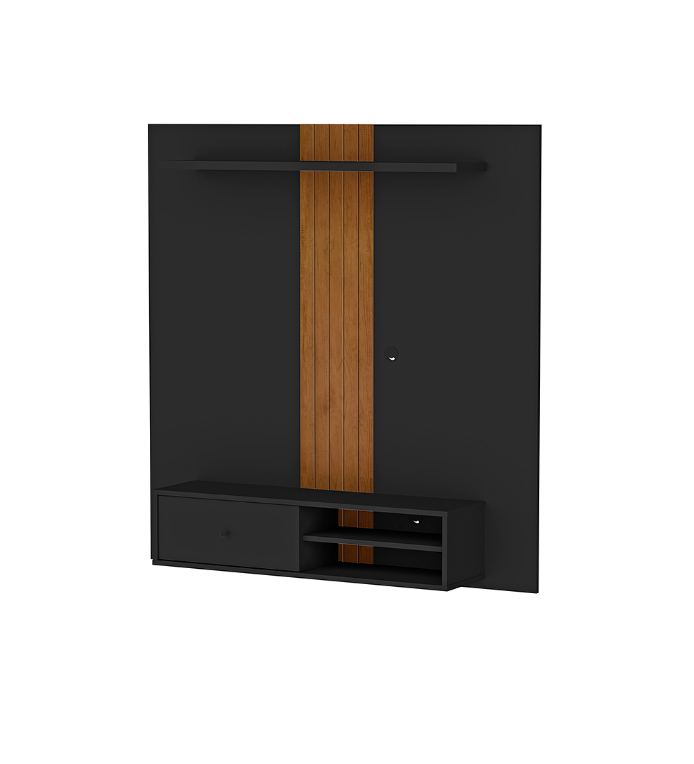 Rack Pared Negro Be Caramelo
