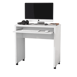 Escritorio Con Ruedas Be Blanco