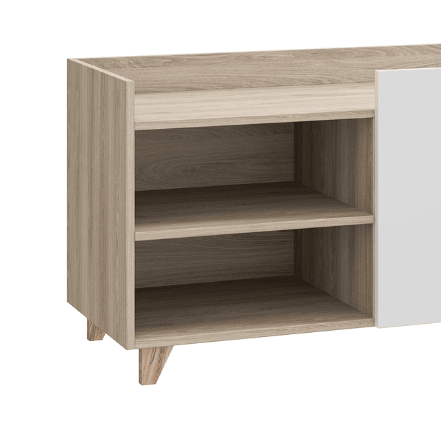 Rack Tv 1001 Aurora Blanco/Beige