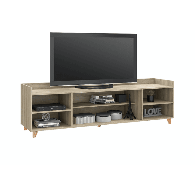Rack Tv 1001 Aurora Blanco/Beige