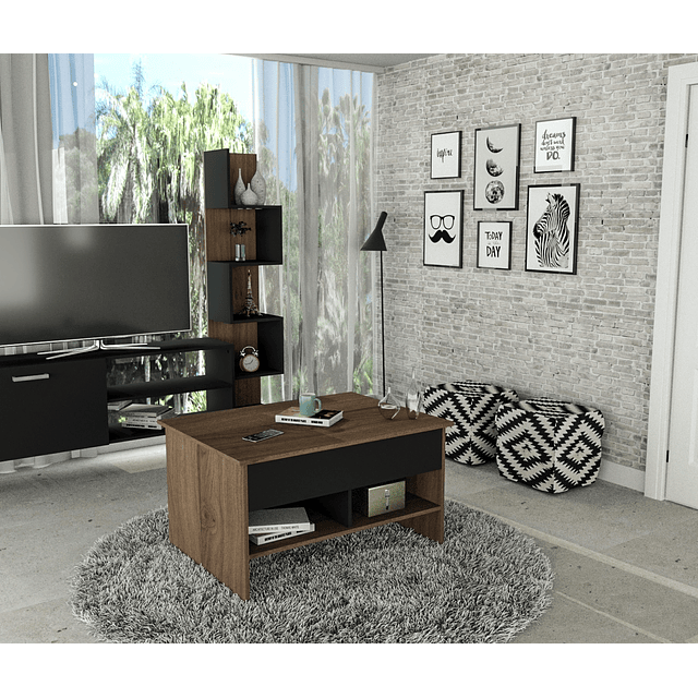 Mesa De Centro Smart Urban Negro/Bg