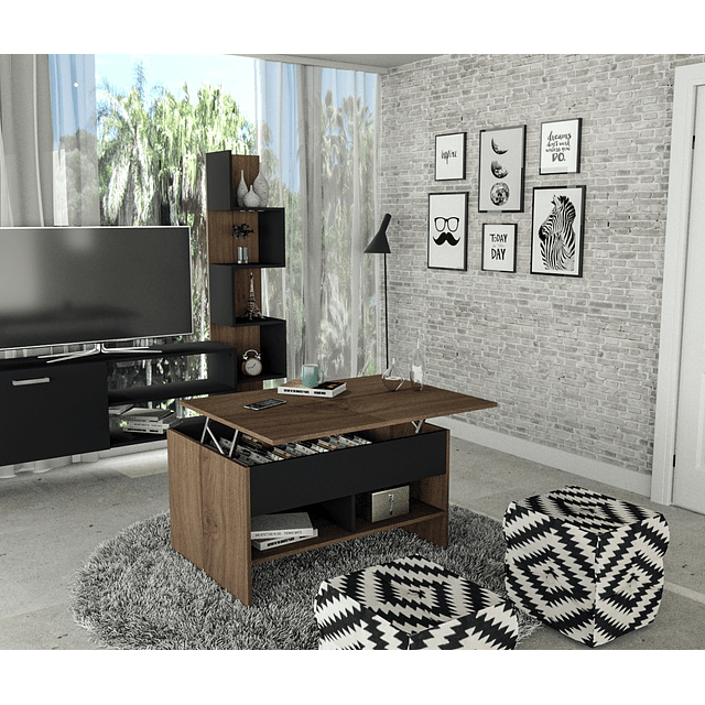 Mesa De Centro Smart Urban Negro/Bg