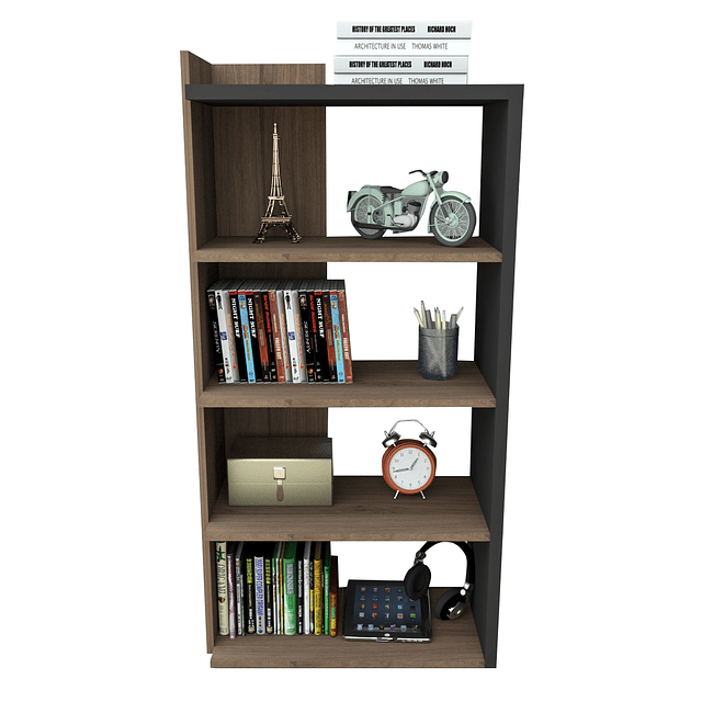 VENTA DE BODEGA - Estante Bicolor Sense Urban Negro