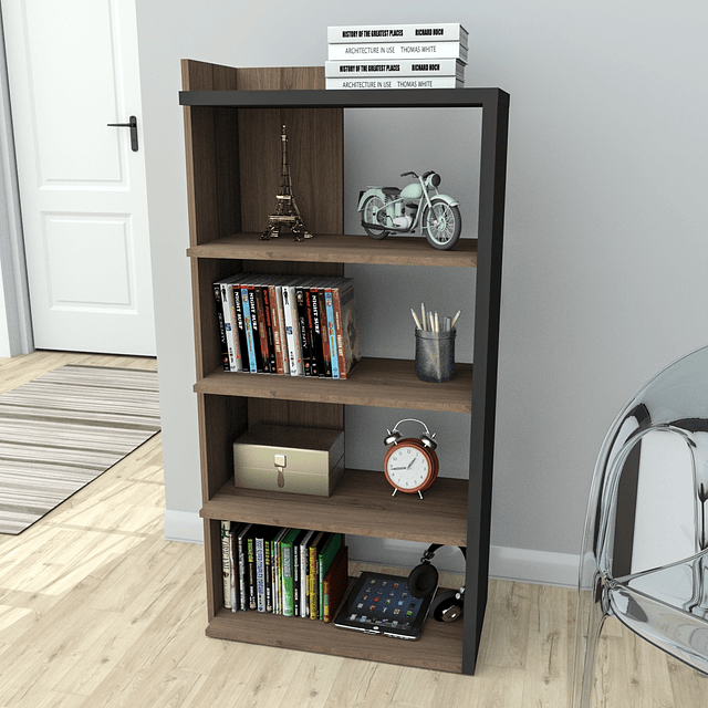 VENTA DE BODEGA - Estante Bicolor Sense Urban Negro