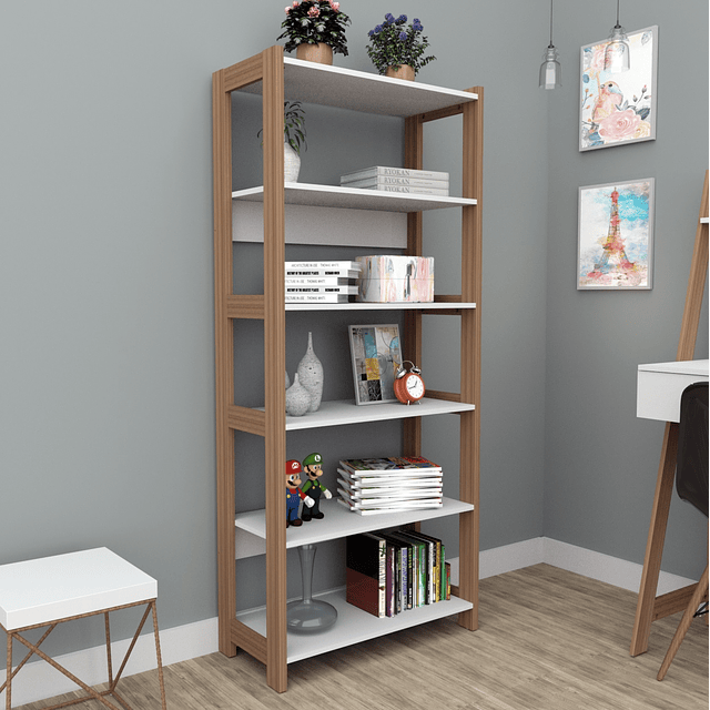 Estante Con 5 Repisas Urban Beige