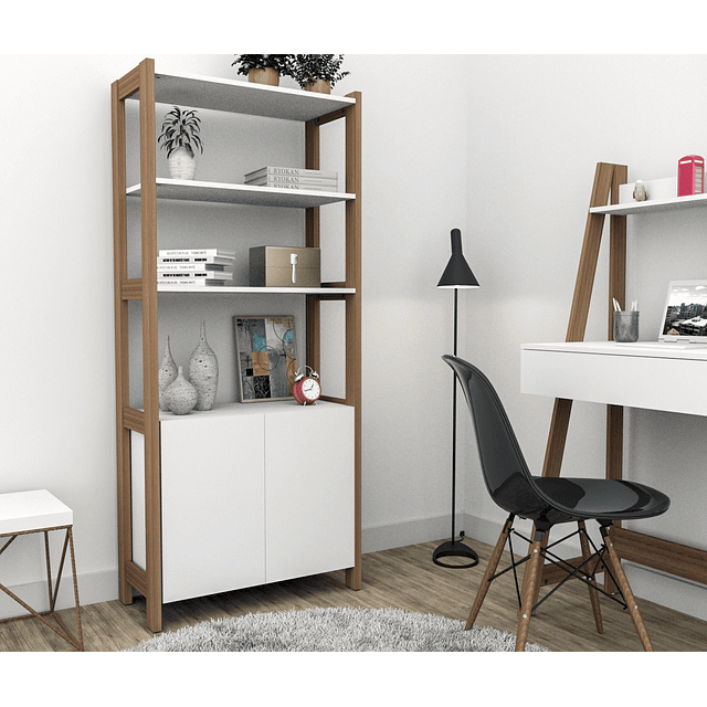 Armario Smart Amber 2 Puertas Blanco