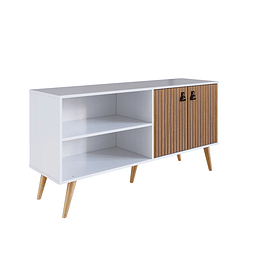 Rack Amber 2 Puertas Blanco/Brise