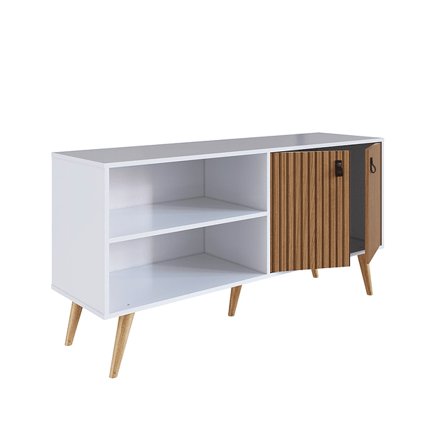 Rack Amber 2 Puertas Blanco/Brise