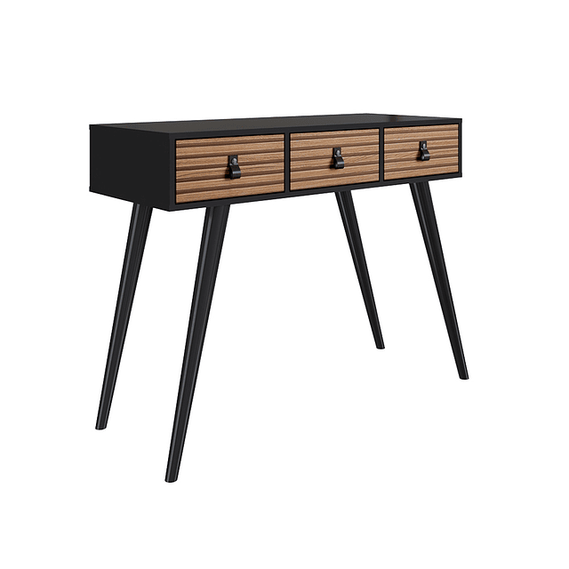 Arrimo Amber 3 Cajones Negro/Brise