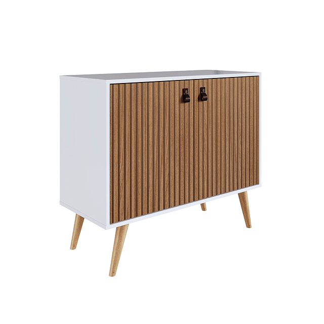 Buffet Amber 2 Puertas Blanco/Brise