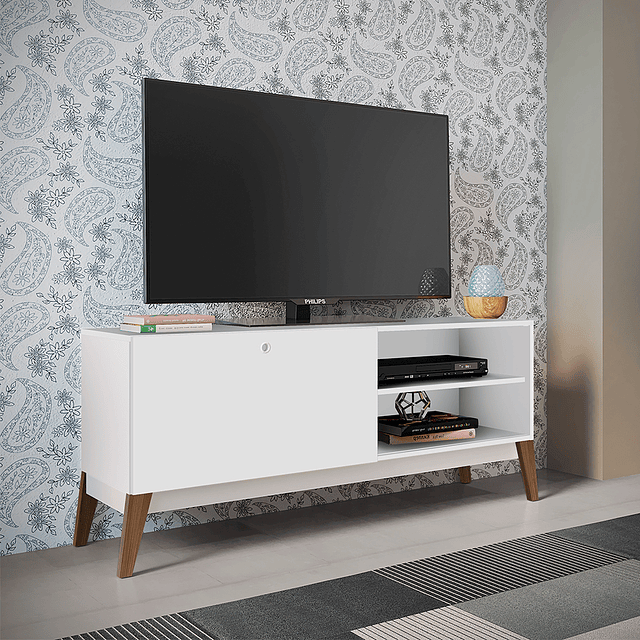 Rack Tv Amber Maui Blanco