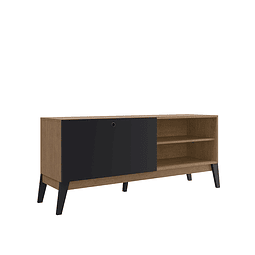 Rack Tv Amber Maui Negro/Café