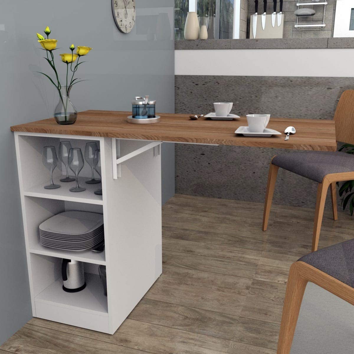 Isla Comedor Cocina Enjoy Blanco