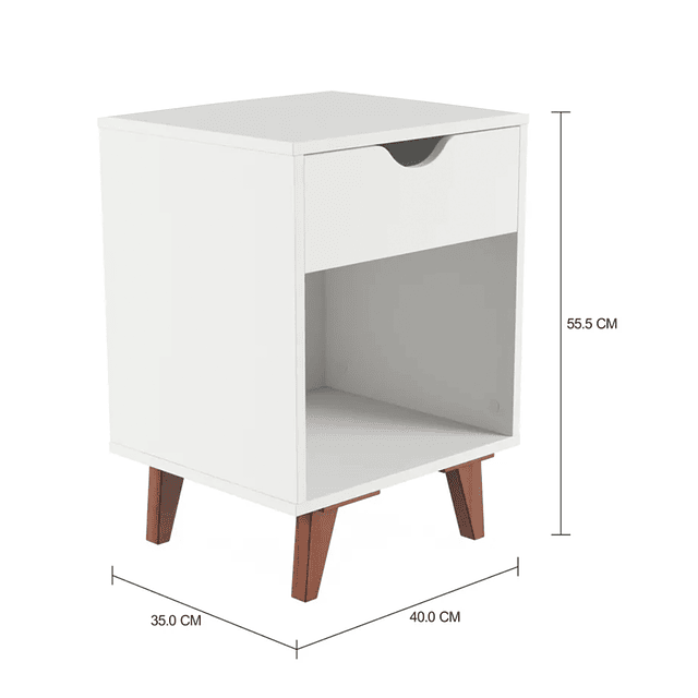 Velador Versalle Blanco