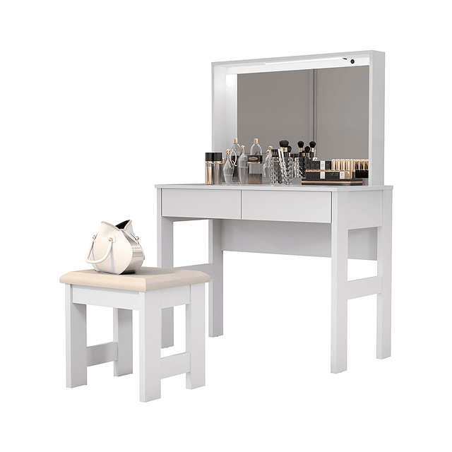 Tocador Con Espejo Be Blanco