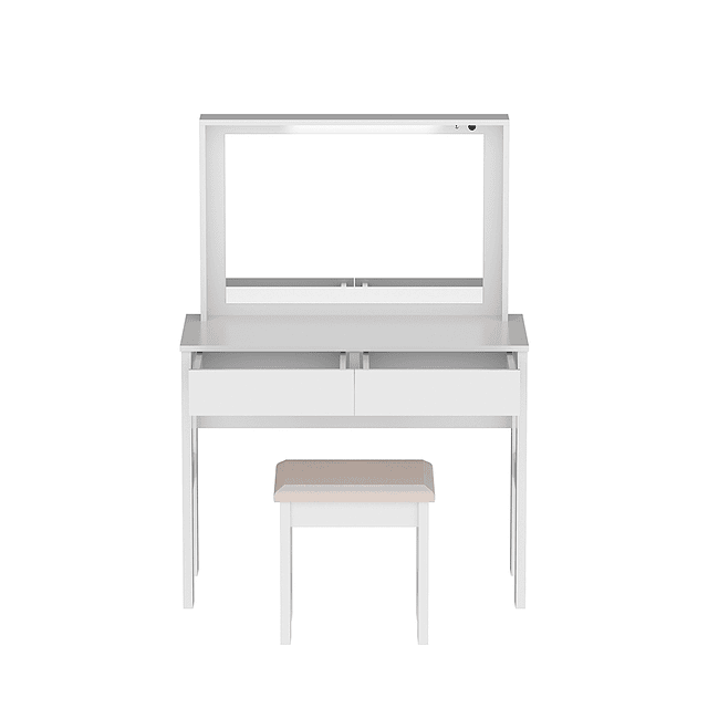 Tocador Con Espejo Be Blanco