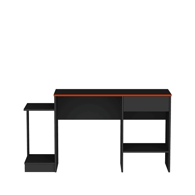 Escritorio Gamer Negro Be Rojo