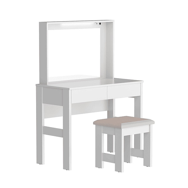 Tocador Con Espejo Be Blanco
