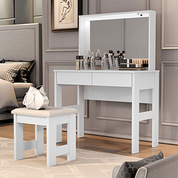 Tocador Con Espejo Be Blanco