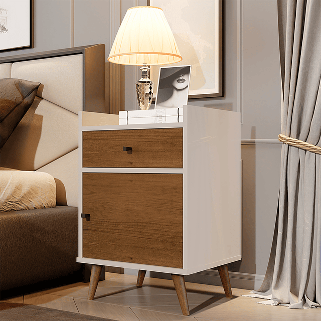 Velador Con Puerta Be Perla Caramelo