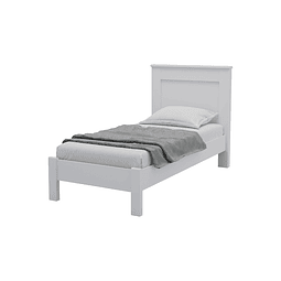 Cama 1 Plaza Munique Blanco