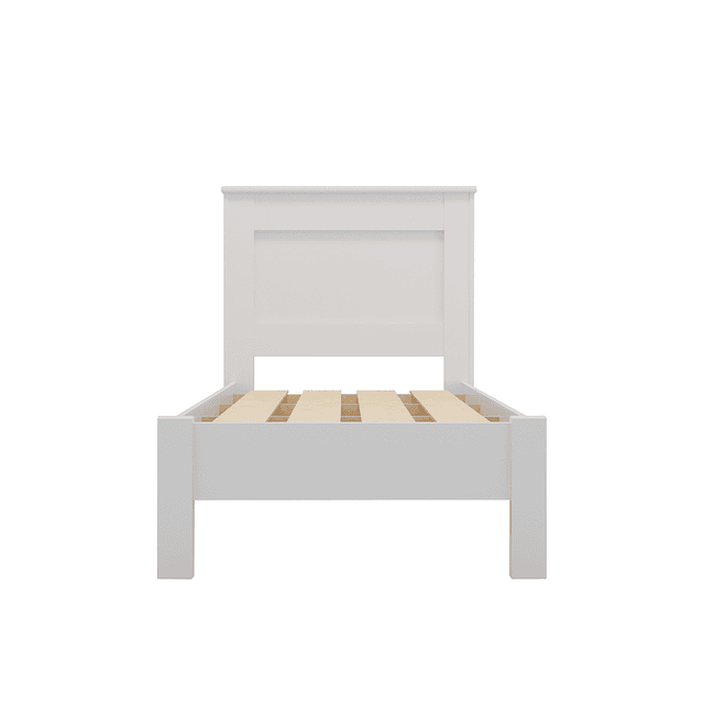 Cama 1 Plaza Munique Blanco