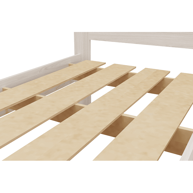 Cama 1 Plaza Munique Vainilla