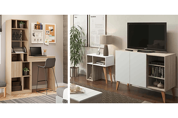 Ideas para decorar tu sala de estar o living, con muebles multifuncionales