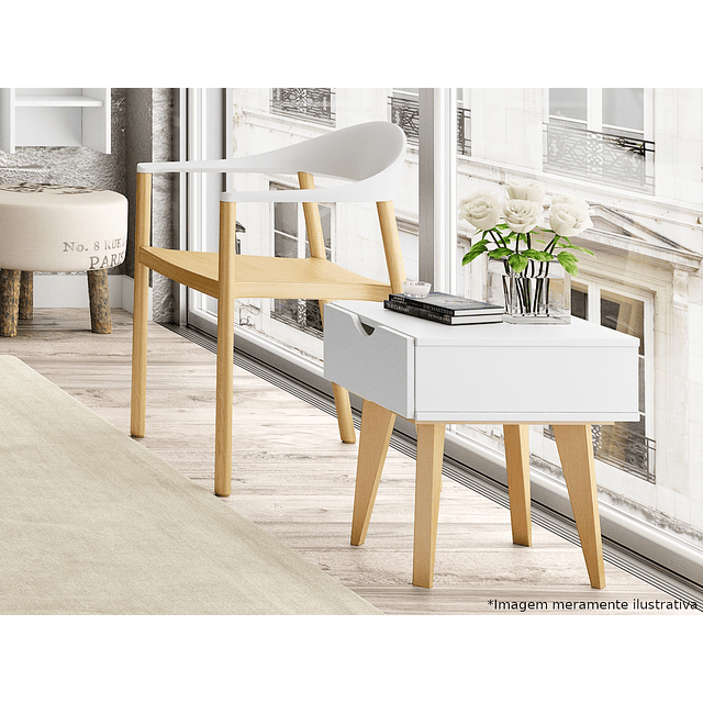 Velador Nordic Blanco