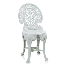 Silla Plástico Desarmable Colonial Blanco