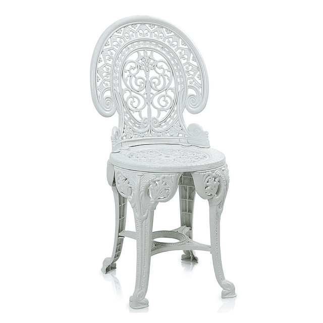 Silla Plástico Desarmable Colonial Blanco