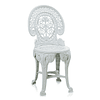 Silla Plástico Desarmable Colonial Blanco