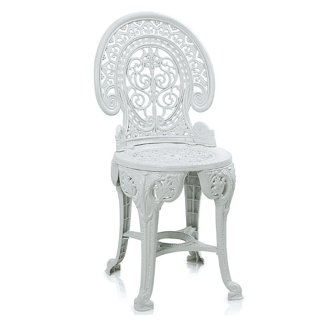 Silla Plástico Desarmable Colonial Blanco