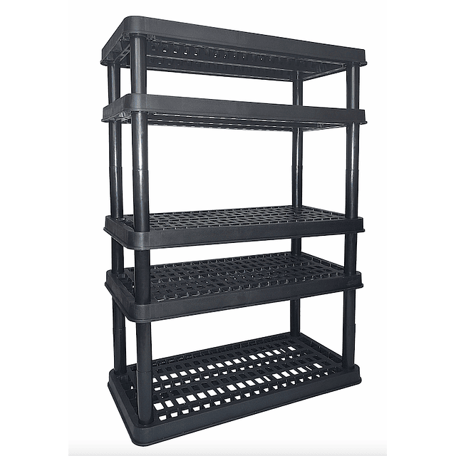 Estante Modular Plástico Super 5 Níveles Negro