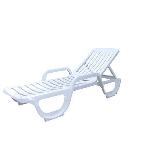 Reposera Plástica Pitangui Blanco