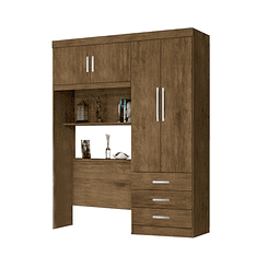 Ropero Respaldo 1 Plaza Cedro