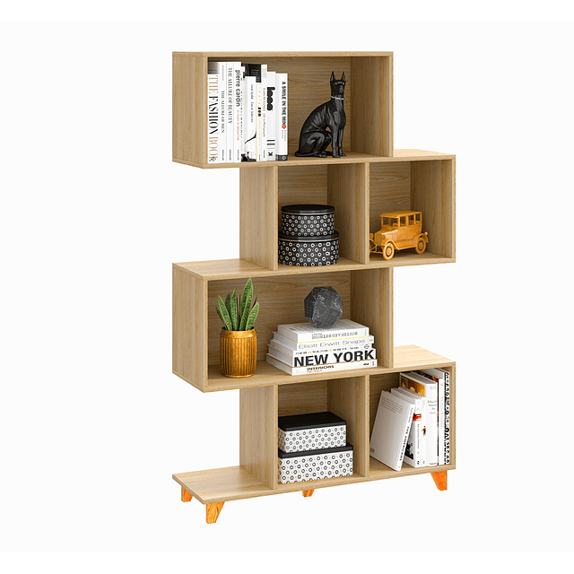 Estante Zig Zag 10 Espacios Nature 1006 Aurora