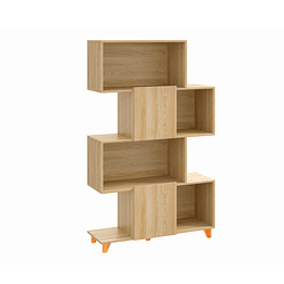 Estante Zig Zag 10 Espacios Nature 1006 Aurora