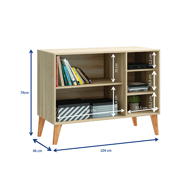 Buffet Blanco/Nature 1003 Leaves