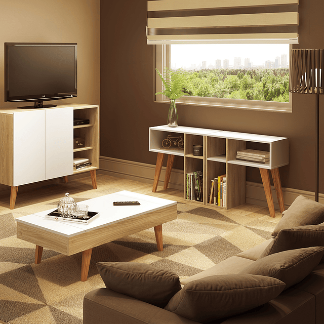 Mesa Arrimo Blanco/Nature 1001 Leaves