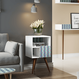 Mesa Lateral Retro 1008 Blanca